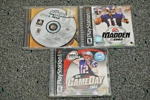 (Lot of 3) Sony Playstation PS1 Football Games EA Madden 989 - Picture 1 of 8