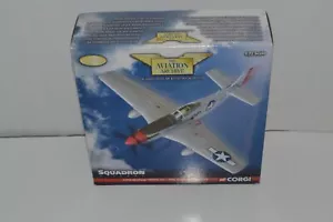 *RB* CORGI P-51D MUSTANG "SIZZLIN LIZ" GERALD MONTGOMERY 1:72 US32227 (QOR39) - Picture 1 of 3