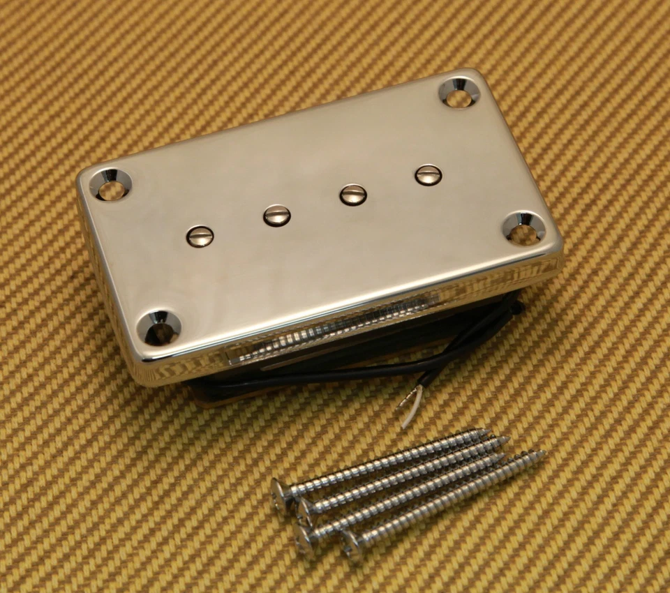 PU-0416-010 Chrome Humbucker Gibson/Epiphone Bass Neck Pickup - Image 1 of 1