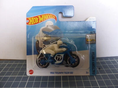 Hot Wheels 1966 triumph tiger 100  10/10 factory fresh 2024 - Photo 1/2