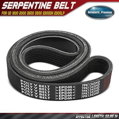 Cinturón serpentino de alta resistencia de 52,95 pulgadas para UD 1800 2000 2600 3300 2300DH 2300LP Foto 1 de 4