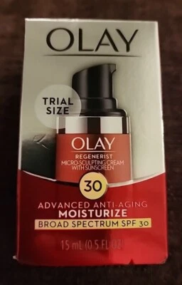 Olay Regenerist Micro-Sculpting Cream Hydrating Moisturizer SPF30 ~ 15ml/0.5oz - Image 1 of 4