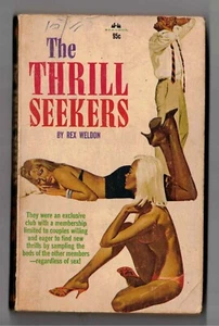 Brandon House erotica w/ Fred Fixler cover lesbians & the thrill seekers gga - Picture 1 of 3