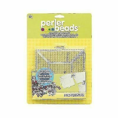Perler 80-22666 Large Square Pegboards - Clear (4 Pack)