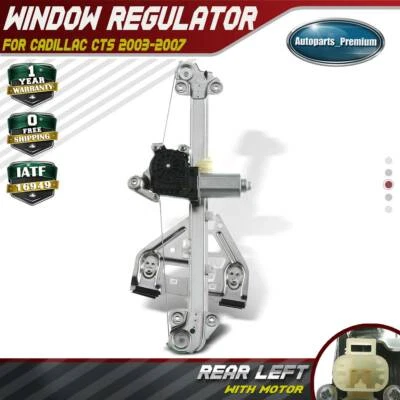 Power Window Regulator with Motor for Cadillac CTS 2003-2007 Rear Left Driver - Image 1 of 4