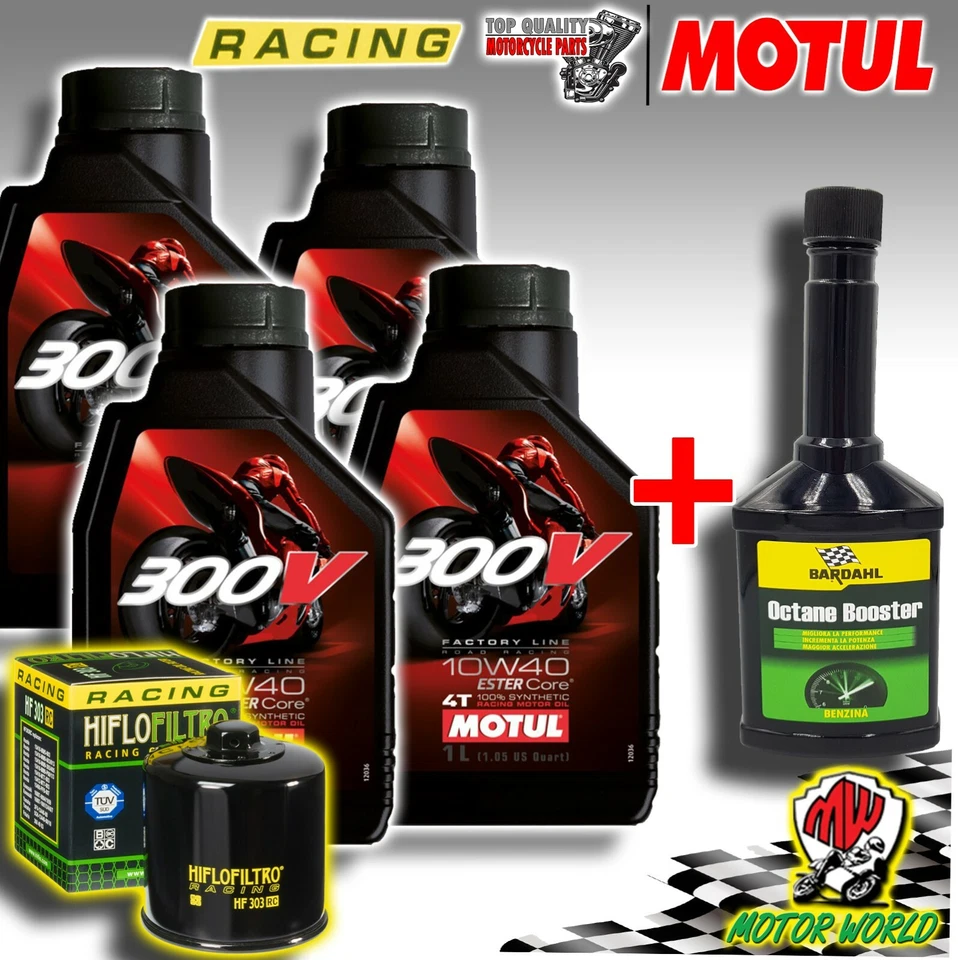 Set Entretien Racing Motul 300V Filtre RC Aprilia RSV 1000 RSV4 V4R Tuono
