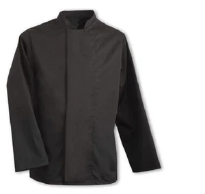 GIACCA CHEF EXECUTIVE, CAPPOTTO BANCHETTO NERO, UNIFORME CATERING, RISTORANTE, INS09 - Foto 1 di 5