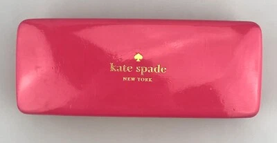 Estuche rígido Kate Spade New York Gafas de sol Rosa Naranja Imitación Cuero Foto 1 de 4