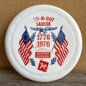 RARE In-N-Out Burger 1976 Bicentennial Flying Disc - 7UP Promo Frisbee - Bild 1 von 11