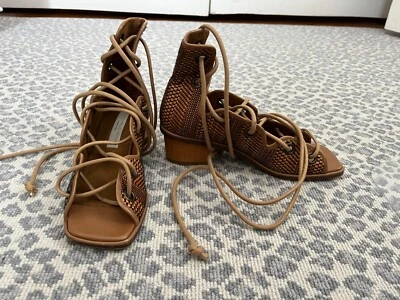 STELLA MCCARTNEY Maia faux leather gladiator sandals Size 36 - Image 1 of 4