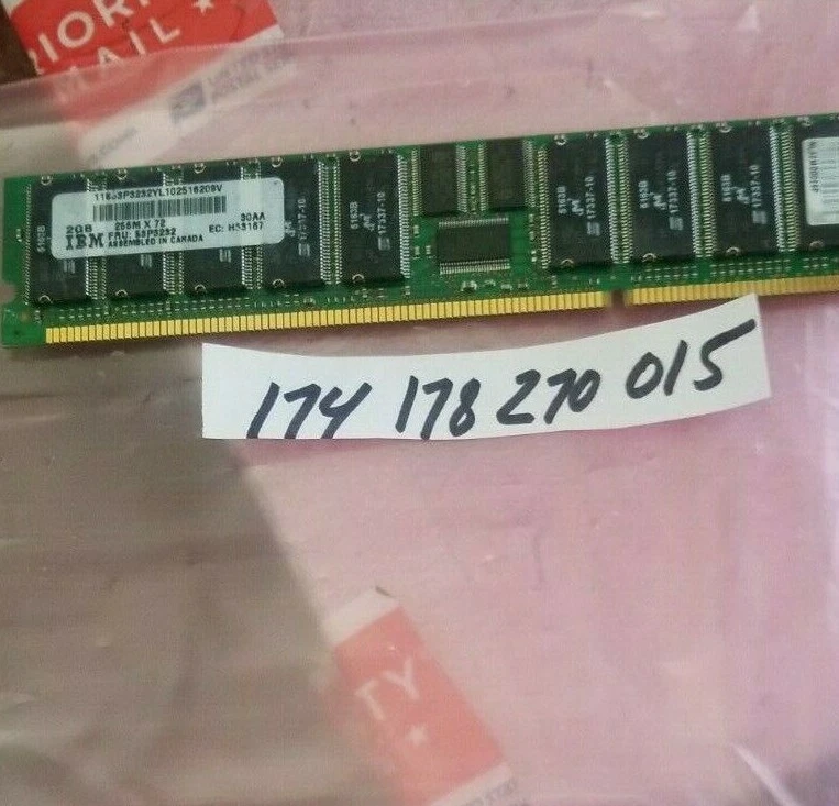 3P3232 - 53p3232 Ibm  2gb Pc-2100 266 Mhz Dimm Ddr Sdram Memory  - Image 1 of 1