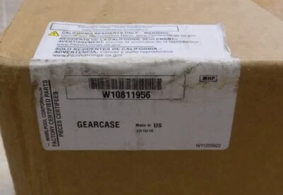 Nueva caja de cambios W10811956 Whirlpool Maytag Roper Kenmore modelos selectos caja abierta Foto 1 de 4