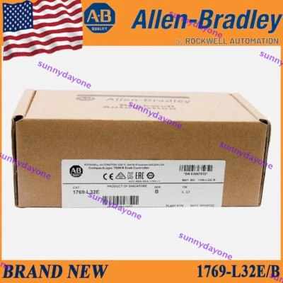New Sealed NEW PLC 1769-L32E/B CompactLogix 750KB Enet Controller Module - Image 1 of 4