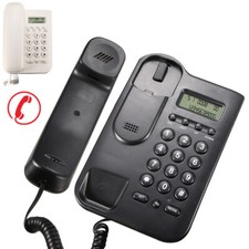 Home Desk Corded Wall Mount Landline Phone Telephone Handset Lcd With Caller Id