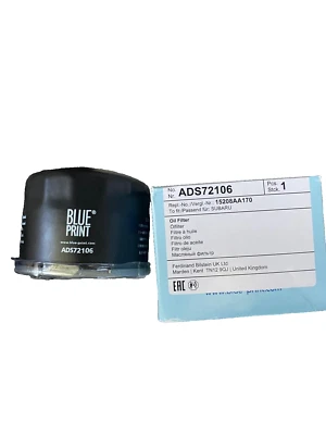 FILTRE A HUILE BLUE PRINT ADS72106 - Photo 1/3