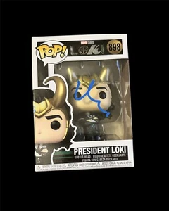 Matt Damon Signed President Loki 898 Funko Pop COA 4 - Picture 1 of 16