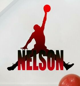 Basketball Custom name wall decal, personalized sticker, Ball vinyl decal