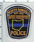 North Randall Police  (Ohio)  1St Issue Thin Blue Line Baseball Cap/Hat Patch