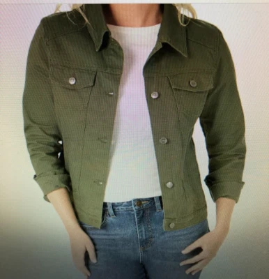 NWT Riders by Lee Indigo Women's Denim Jacket Size XL - Image 1 of 4