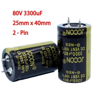 Condensatore radiale elettrolitico a scatto 3300uF 80 V condensatori 25x40 mm - Foto 1 di 5