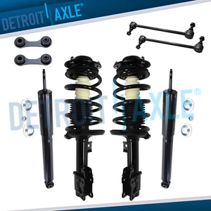 Front Struts + Rear Shocks + Sway Bar for 2004-2012 Chevy Malibu Pontiac G6 Aura - Picture 1 of 12
