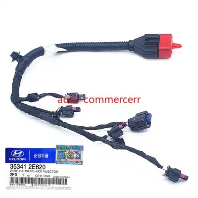 Cableado de inyector de combustible genuino para Hyundai Sonata Kia Optima 2.0 híbrido 353412E620 Foto 1 de 4