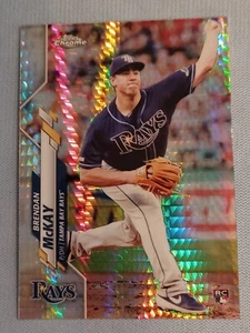 Topps Chrome Prism Refractor Brendan McKay #8 RC 2020 🔥📈👀💎 - Imagen 1 de 2