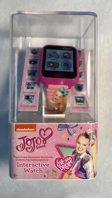 Accutime JoJo Siwa Interactive Kids Smart Watch Pink Nickelodeon Sealed New - Image 1 of 4