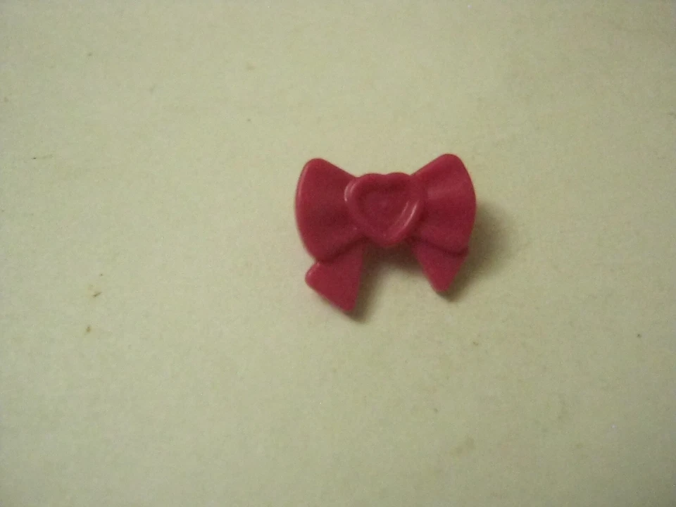 Lego Lot Of 4 Magenta Mini Figure Accessory Hair Bow, 11618 (028-166) - Image 1 of 1