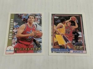 2 Different DON MACLEAN Rookie Cards! Washington Bullets Wizards! UCLA Bruins! - Picture 1 of 1