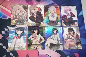 Lot of 8 SSSS Gridman Goddess Story Waifu Cards Rikka Takarada Akane Yume Set - Picture 1 of 10