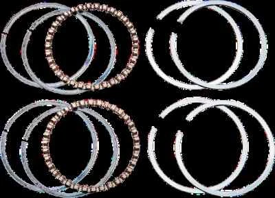 Juego de anillos de pistón Hastings de 3,457 pulgadas de diámetro 0,02 sobre Harley Hydra Glide 49-57 Foto 1 de 4