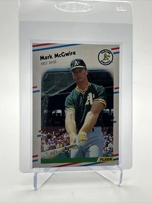 Tarjeta de béisbol Fleer Mark McGwire 1988 #286 como nueva envío gratuito Foto 1 de 3