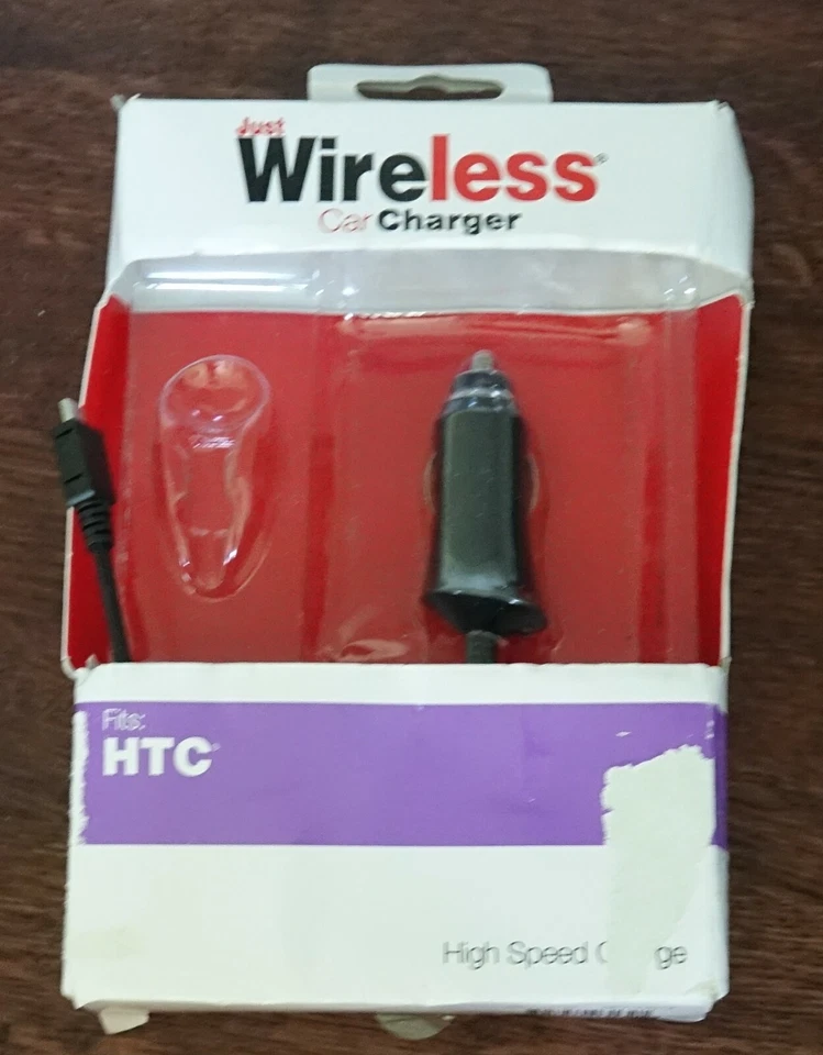 Cargador de coche Just Wireless 705954031321 para smartphone HTC Foto 1 de 1
