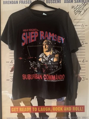 Camiseta vintage 1991 Hulk Hogan Shep Ramsey Suburban Commando talla M, usada una vez Foto 1 de 3