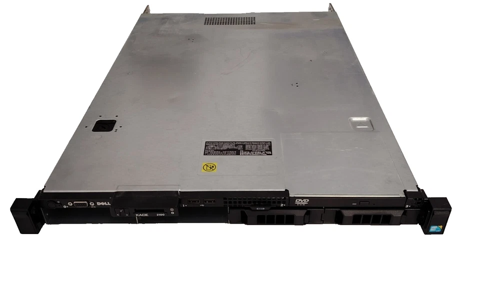 Dell PowerEdge R410 Server – Xeon E5620, 3GB RAM, RAID, 480W PSU, No HDD/SSD - Image 1 of 4