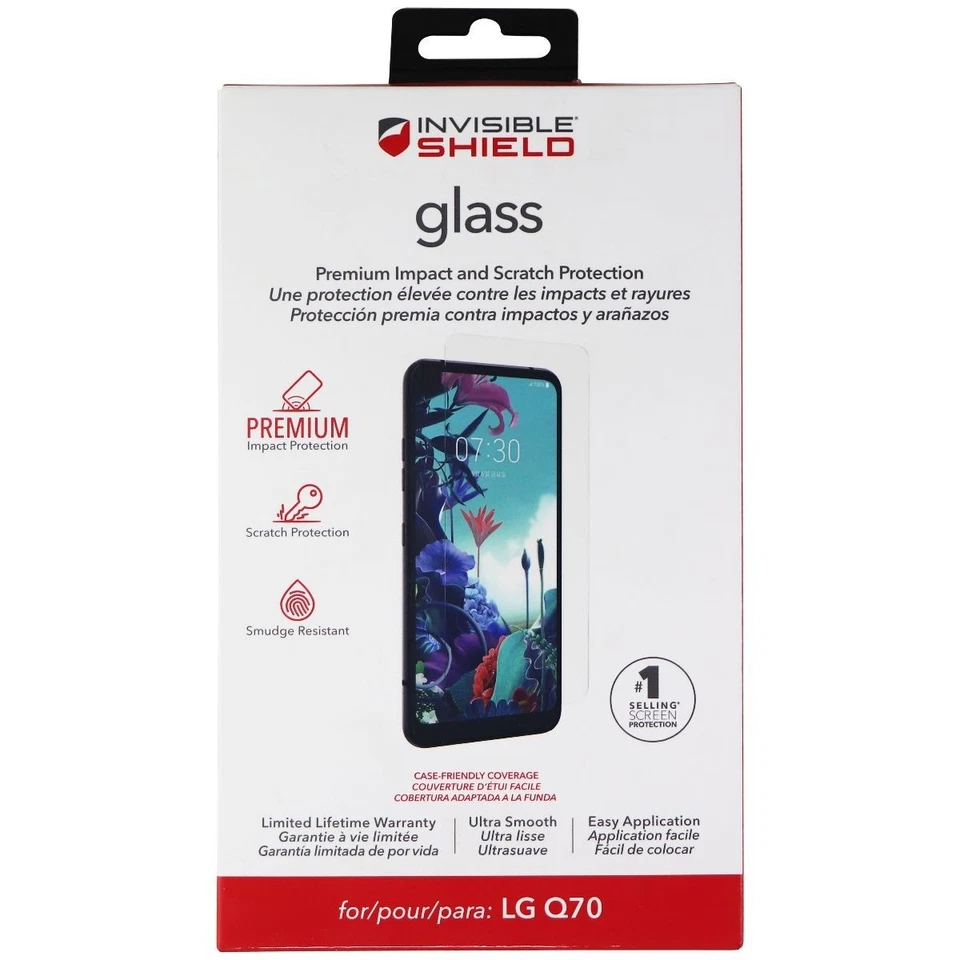 ZAGG Invisible Shield Glass Screen Protector for LG Q70 - Clear - Image 1 of 1
