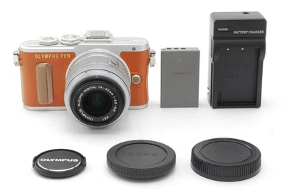 Ex15%OFF Olympus PEN E-PL8 16.1MP Digital Camera Brown 14-42mm Lens Near MINT - Image 1 of 4