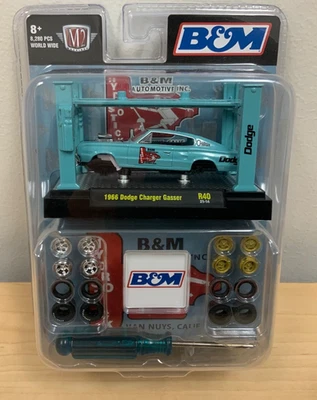 2021 M2 Machines “B&M” 1966 Dodge Charger Gasser Kit Modelo R40 21-14 Perfeito Estado Leia - Imagem 1 de 4