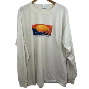 Vintage New York City Marathon T-Shirt 2004 XL Y2K ING NYC Running Langarm selten - Bild 1 von 10