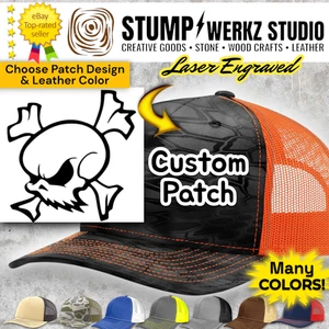 Gorra de béisbol personalizada de camionero Richardson novedad regalo huesos de calavera - Imagen 1 de 23