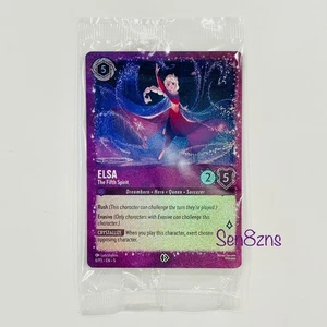 Tarjetas promocionales de Elsa The Fifth Spirit Disney Lorcana (DLPC) 6/P3 lámina holográfica sellada - Imagen 1 de 2