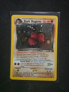 Dark Dugtrio 6/82 Team Rocket Holo Near Mint - Picture 1 of 2