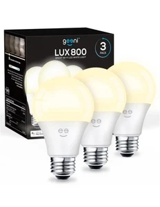 Geeni Smart LED Glühbirne 3er Pack A19 WiFi dimmbar weich weiß 800 Lumen, NEU - Bild 1 von 9