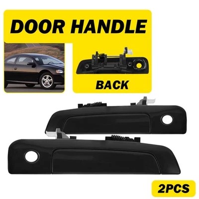 2x Front Outer Set Handle Door Fit 2001-2005 Dodge Chrysler Stratus Sebring PY Foto 1 de 4