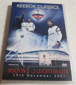 Bolton Wanderers  Reebok Classics  Bolton 2 Leicester 2  -DVD  -  New & Sealed - Imagen 1 de 2