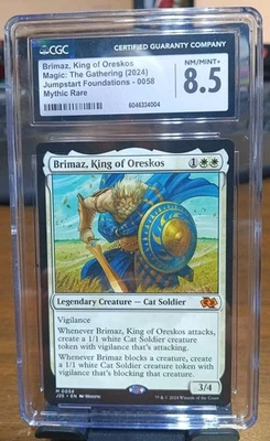 BRIMAZ, KING OF ORESKOS Foundations Jumpstart Mythic CGC 8.5 NM-MT+ MTG Magic - Image 1 of 2