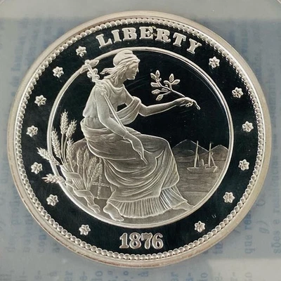 Ngc Highest Appraisal 2010 Morgan Dollar 100 Uc Gem Silver Coin Large - Image 1 of 4