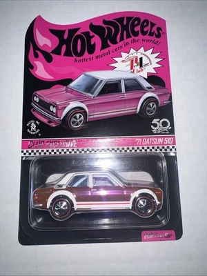 Nuevo Hot Wheels RLC 2018 Collectors Nationals Pink Party 71 Datsun 510 Foto 1 de 4