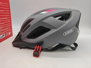 ABUS Aduro 2.0 - Allround-Fahrradhelm mit Licht - L 58-62 cm - Grau - Bild 1 von 7